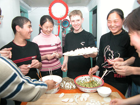 俄罗斯留学生在黑龙江