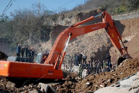 图文:河北井陉发生水渠透水事故3人死亡5人失