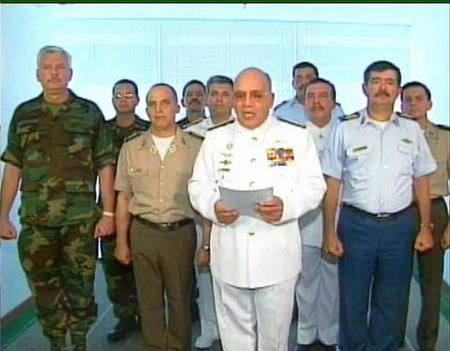 委内瑞拉一将军宣称军队控制局面 总统已下台