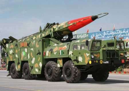 巴基斯坦再次试射"沙欣"地对地导弹(附图)