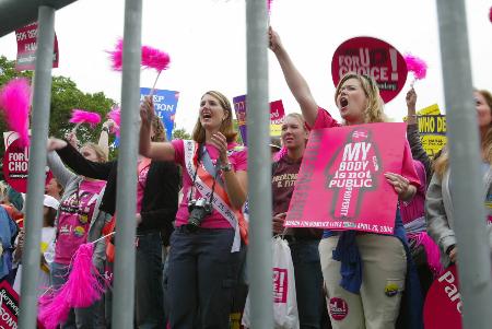 数十万人游行维护妇女堕胎权 4 