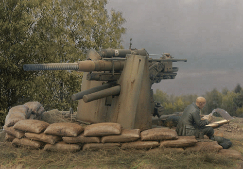 (模型欣赏):德军88毫米高射炮 (04/05/19 10:12:10)