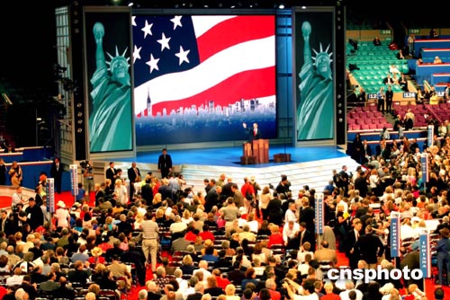 新闻中心 国际新闻 > 正文 美国共和党大会在纽约曼哈顿麦迪逊广场