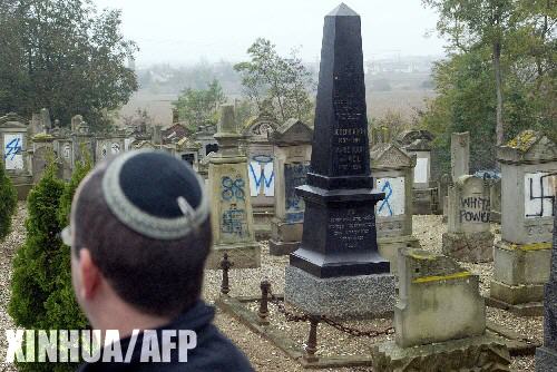 法国发生亵渎犹太人墓地事件(图文)