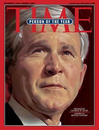 美国总统布什当选时代杂志2004年度人物(附图)