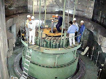 资料图:伊朗bushehr核反应堆内部
