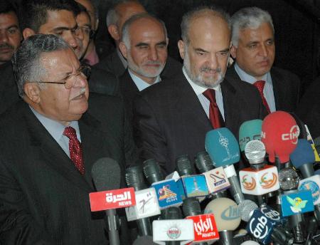 塔拉巴尼宣誓就任伊拉克总统提名贾法里任总理