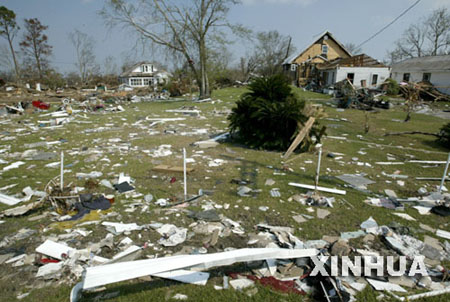 飓风卡特里娜登上美国史上十大自然灾难榜(