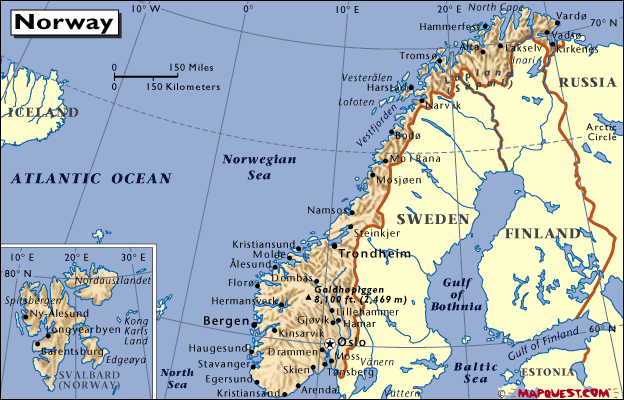 挪威两地争当世界最北城市