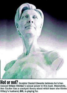 纽约性博物馆将展出希拉里半裸雕像(图)