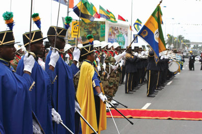 加蓬庆祝第46个独立日