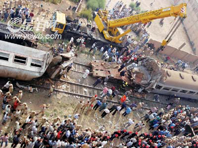 埃及两列车追尾死伤200多人 没有中国人受伤