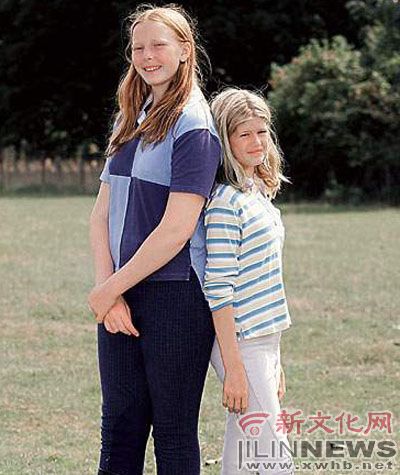 83米 有望长成英国第一"女巨人"