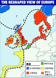 德国酝酿新欧盟地图英国将被分裂成5个区(图)