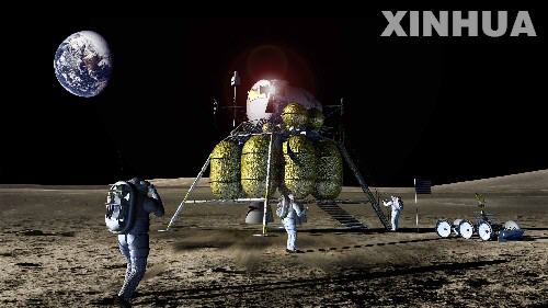 美国要在月球建永久基地 准备登陆火星