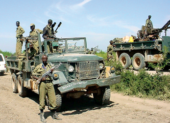 索马里政府军进逼摩加迪沙围而不攻教派武装