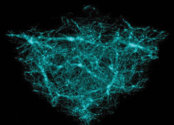 宇宙暗物质三维图首次被绘出
