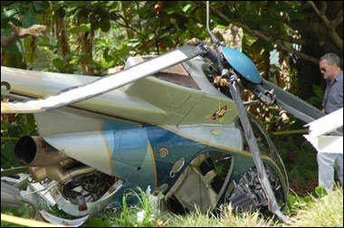 美国夏威夷再次发生飞机坠毁事件 造成1死3伤
