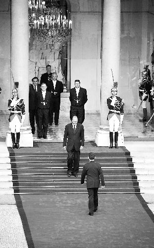 5月16日法国总统府爱丽舍宫迎来了新的主人(图