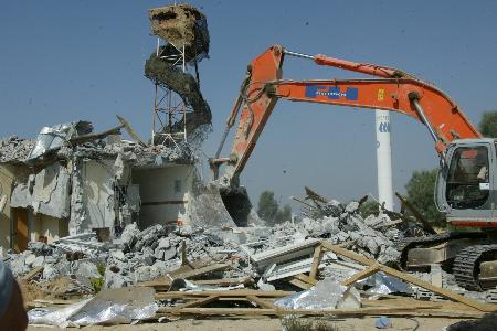 图文:以色列大面积拆除定居者住房(1)_新闻中心