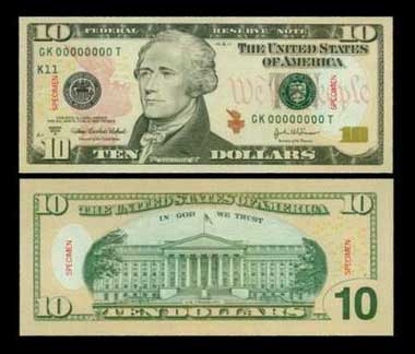 高清美国纸币