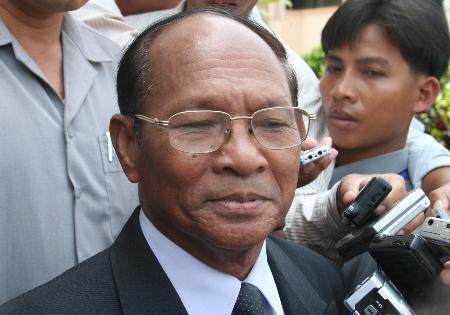 图文:韩桑林出任柬埔寨国民议会议长(1)
