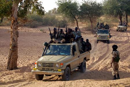 图文:乍得反政府武装称已控制全国80%领土(2