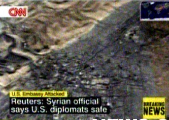 图文：叙利亚官员称大使馆安全