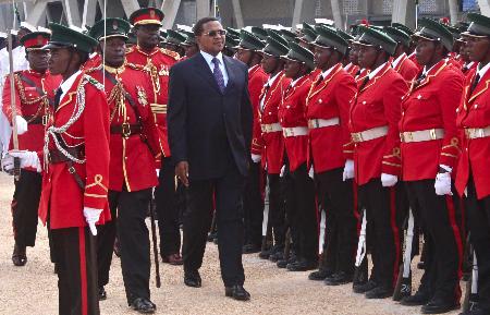 图文:坦桑尼亚庆祝坦噶尼喀和桑给巴尔联合日(1)