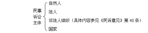 司考专题：民事主体、诉讼主体和责任承担者