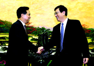 陕西省党政代表团在广州与广东省党政领导座谈