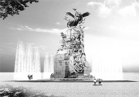 大型主题雕塑《山河颂》寻梦六百年沧桑巨变(