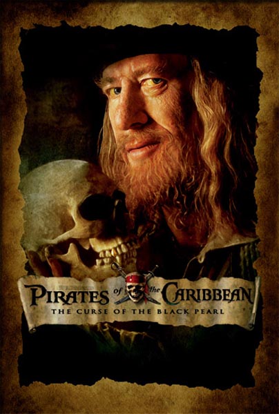 资料图片:影片《加勒比海盗》海报(6)