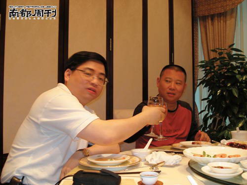 图文:贴身跟访郭德纲--郭德纲和石先生