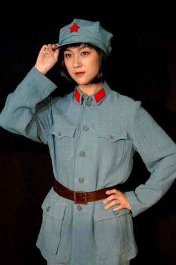 资料图片:《红星照耀中国》演员定妆照片(11)