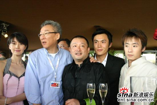 图文：《青红》戛纳推介会-主创合影