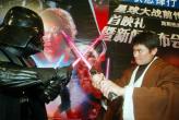 组图：《星战前传3》北京首映吴奇隆黄磊舞剑