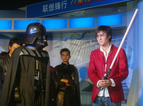 图文：《星战前传》北京首映-胡东出席首映活动