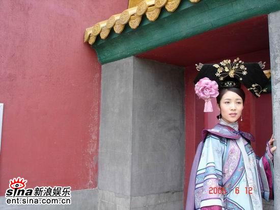 图文：《定军山》关机-深宫中的雅绮格格