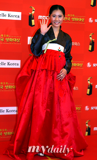 秋瓷炫当选第五届韩国电影奖最佳新人女演员奖