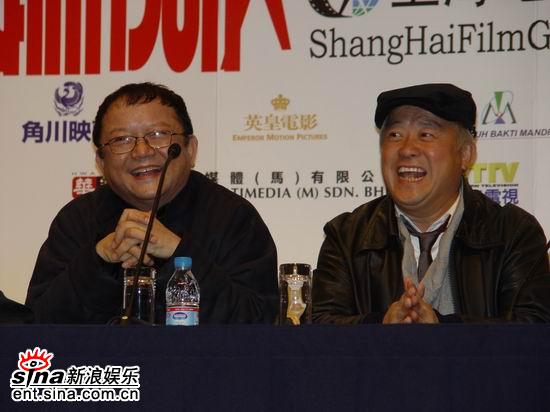 图文：《灌篮》上海开机--王刚和曾志伟