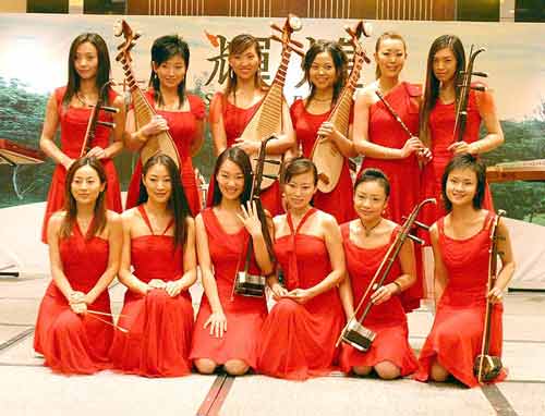 组文:女子十二乐坊签约百代新闻发布会(3)