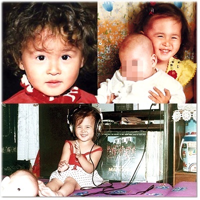 韩星IVY自曝幼时照片长相甜美酷似洋娃娃(图)