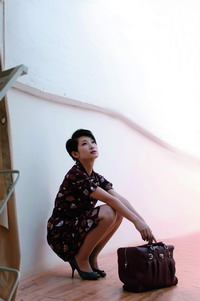 秦海璐不愿提及感情心情不好会选择去血拼(图)