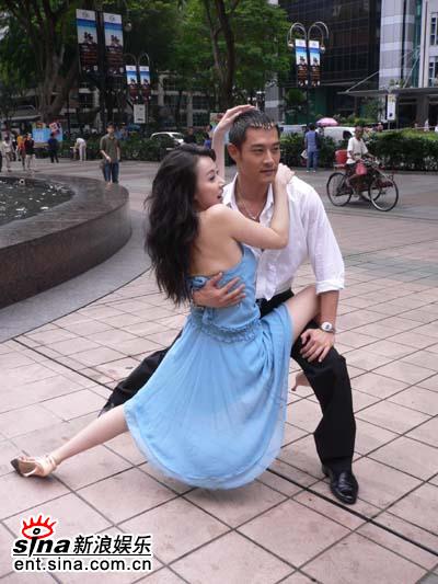 《超级男女》热拍黄维德萧蔷大秀舞技(组图)