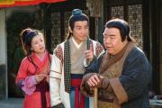 组图：郑则仕首次吊钢丝与张庭孙兴拍《盲侠》