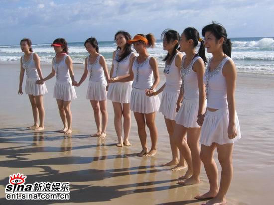 图文:青春之星澳洲之旅传真-美女们来张合影