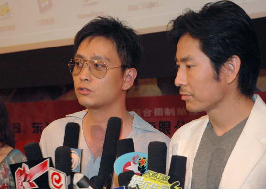图文：《青春之歌》举行发布会-谢君豪和成泰燊