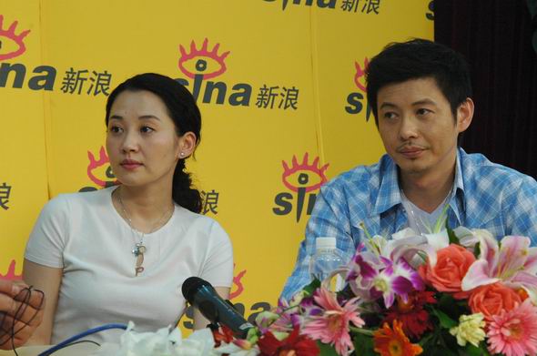 图文：《沙家浜》做客新浪-许晴和程前