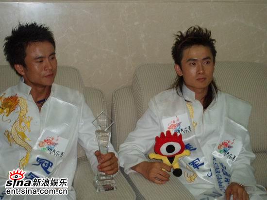 图文：功夫之星总决赛幕后--谷尚尉和薛江涛